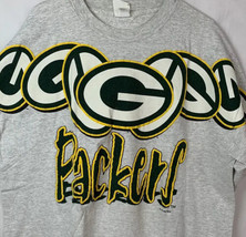 Vintage Green Bay Packers T Shirt Cliff Engle Single Stitch NFL USA XL 90s - £39.14 GBP