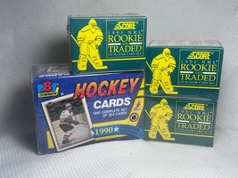 Sealed NOS 1990 &amp; 1991 NHL Bowman And Score Hockey Trading Cards IN Boxes - £23.94 GBP