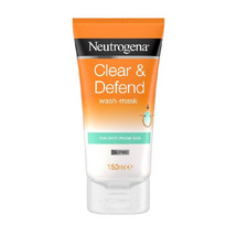 Neutrogena Clear &amp; Defend Cleansing Face Wash Mask 150 ml - £20.37 GBP