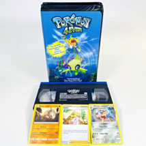 Pokemon 4Ever Clamshell VHS - Featuring Celebi &amp; Suicune w/ Bonus Cards ... - $12.16