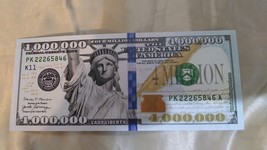 Novelty Bill - Four Million Dollar Bill - 4 Million Dollar - $3.00