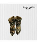 Comfort est 1946 Snakeskin Print Ankle Boots - $50.99