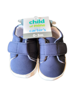 Child Of Mine By Carter&#39;s Baby Girl&#39;s Heart Hook/Loop Sneakers - New - Size 0-3m - £10.38 GBP