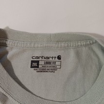 Carhartt K195-H13 Loose Fit Men's Gray Cotton Blend Heavyweight Logo T-Shirt 2XL image 5