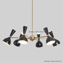 Diabolo Italian Chandelier Style Stilnovo Mid Century 6 Arms Sputnik Ceiling - £267.36 GBP