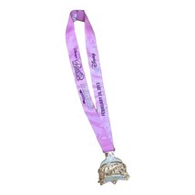 Walt Disney World Princess 1/2 Marathon Medal Pink Lanyard February 24 2013 - £18.56 GBP