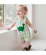 NEW Dinosaur Baby Boys Sleeveless Romper Jumpsuit Overalls - €10,57 EUR
