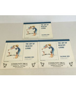  2005 wall calendar lot community drug Pittsburgh Norman Rockwell illust... - $366.29 MXN