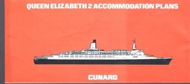 H.M.S. Queen Elizabeth 2 - Deck Plan - Accommodation Plan of Cunard Line QE2 - £2.19 GBP