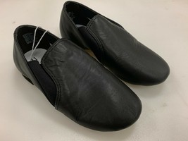New American Ballet Theatre 065551 Girls Black Leather Girl Ballet Shoes Size 11 - £23.97 GBP