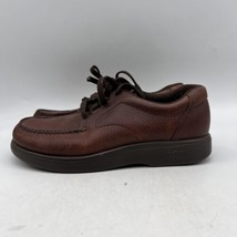 SAS Mens  Bout Time Walking Shoes Pebbled Leather Brown  Sz 9.5 M - £31.85 GBP