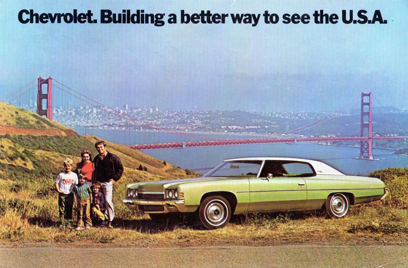 Chevrolet - 1975 Impala Custom Coupe postcard - $2.20