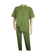 Men Silversilk 2pc walking leisure Matching Suit Italian woven knits 510... - €128,22 EUR