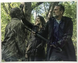 Lauren Cohan &amp; Jeffrey Dean Morgan Autographed Signed &quot;The Walking Dead&quot; Glossy  - £81.98 GBP