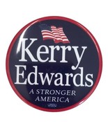 Vintage 2004 Presidential Campaign Kerry Edwards Pinback Button Democrat... - $10.50 CAD