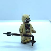 Star Wars Mandalorian Boba Fett Tusken Raider with Gaffi Stick Minifigure Bricks - £2.78 GBP