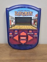 Vintage HANGMAN Handheld Electronic Game Hasbro Milton Bradley 1995 Tested - £9.40 GBP