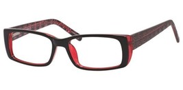 ENHANCE EN3828 WOMEN&#39;S PLASTIC EYEGLASSES 49-19-140 BURGUNDY WITH SOFT CASE - $29.65