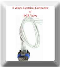 5 Wires Connector of EGR Valve EGV1031 Fit Ford V8 L6.0 Diesel Turbocharge 05-10 - £12.42 GBP