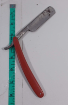 pakistan  stainless steel blade plastic handle straight razor used (A239) - £4.69 GBP
