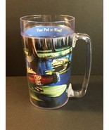 Budweiser &quot;Your Pad or Mine?&quot; Beer Mug Clear Plastic with Logo ThermoSer... - £6.20 GBP