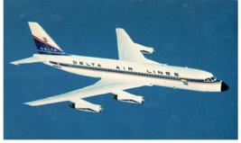 Delta Convair 880 Jetliner Airline Issued Airplane Postcard - £11.66 GBP