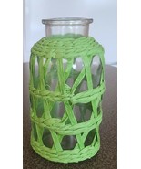 One (1) Decorative Candle Holder ~ 8&quot; Tall Decorative Glass Jar ~ 4.5&quot; Dia. - $35.80 CAD