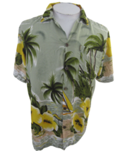 InGear vintage teen XL Hawaiian camp shirt pit to pit 22 aloha luau mens... - $14.84