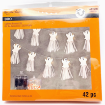 Recollections Ghost Banner String Lights Kit Halloween Ghosts Party Lights New - £7.63 GBP