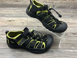 Keen Womens Newport Sandal Black Green Waterproof Hiking Sport Shoe Size 6 - $20.79