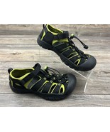 Keen Womens Newport Sandal Black Green Waterproof Hiking Sport Shoe Size 6 - £16.29 GBP