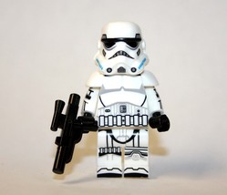 Minifigure Stormtrooper Stunt Helmet Star Wars Custom Toy - £3.99 GBP