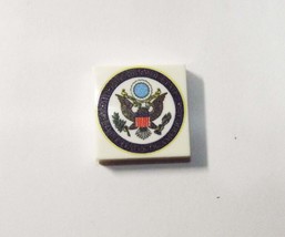 PLTOYS Presidential seal 2X2 President symbol sign construction piece Minifigure - £2.62 GBP