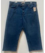 Levi Strauss Signature Women&#39;s Heritage High Rise Loose Crop Jeans Size ... - $19.99