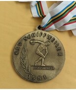 KSV Schiffweiler 1981 Diskuswerfer - Olympiska Spelen Stockholm 1912 Medal - $55.08 CAD