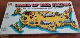 Rare Vintage Game Of The States Board Game Milton Bradley Vintage 1979 3 Cars - £23.25 GBP