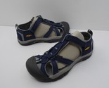 KEEN Venice H2 Hiking Waterproof Comfort Sandals Navy Blue And Grey Yout... - £21.54 GBP