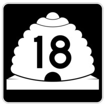 Utah State Highway 18 Sticker Decal R5363 Highway Route Sign - £1.15 GBP+