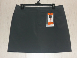 Nwt Womens Eddie Bauer &quot;Adventurer 2.0&quot; Upf 50 Dark Smoke Gray Skort Size 16 - £27.94 GBP