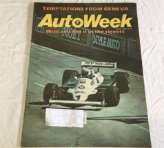 AutoWeek magazine April 6 1981 issue vintage car magazine - $365.56 MXN