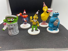 Lot of 5 Wilton Sesame Street Figures Cake Toppers Big Bird Oscar Bert Ernie - £7.62 GBP