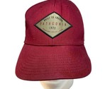 Patagonia Ball Cap Built to Endure Vintage Burgundy Cotton Snapback Adju... - $20.31