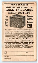 c1890 Mail In Promotion Free Eastman Camera Daisy Rifle Sun Manufacturing Co - £26.43 GBP