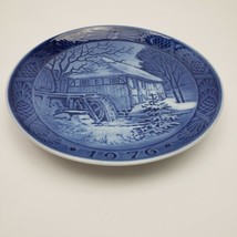 Royal Copenhagen Collector Plate Denmark Blue White Porcelain 1976 Watermill - £11.38 GBP
