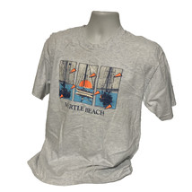 Vintage 90s Myrtle Beach T-Shirt Graphic Tee Single Stitch XL XLarge Sai... - $17.70