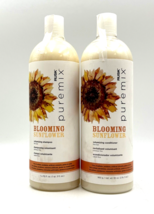Rusk Puremix Blooming Sunflower Volumizing Shampoo &amp; Conditioner/Fine Ha... - $65.29