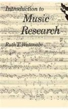 Introduction to Music Research Ruth T. Watanabe - $4.44