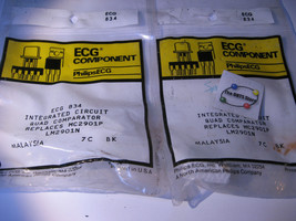 ECG834 IC Philips-ECG Quad Comparator Replaces MC2901P LM2901N Plastic N... - £6.33 GBP