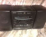 craig jd8654 AM/FM Dual Cassette CD stereo Portable Boombox-Rare Vintage... - £178.22 GBP