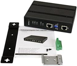 StarTech.com 1 Port Gigabit Midspan - PoE+ Injector - 802.3at and 802.3af - Wall - £78.12 GBP